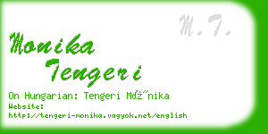 monika tengeri business card